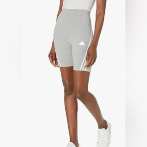 Adidas Women's Future Icon Three Stripes Biker Shorts - High Rise